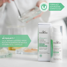 Soaphoria Dermacare Cica Repair noční regenerační maska Vitamin B3 a Centella 50 ml