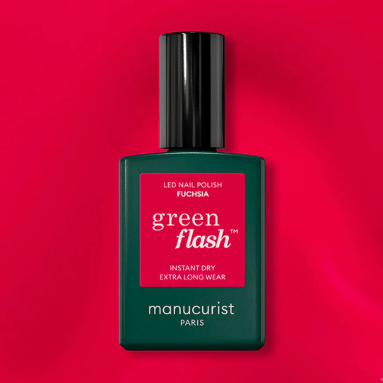 Manucurist Green Flash LED Gel lak Fuchsia 15 ml expirace 2/25