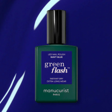 Manucurist Green Flash LED Gel lak Navy Blue 15 ml expirace 5/25