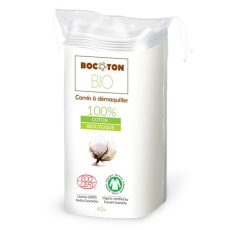 Bocoton Odličovací tampony z biobavlny Square Cotton Pads 40 ks